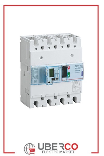 LEGRAND 420379Legrand DPX3 250 Kompakt Şalter - Elektronik korumalı - 4 kutup - Icu(kA) 50 - In(A) 250Legrand DPX3 250 Kompakt Şalter - Elektronik korumalı - 4{ubercoelektromarket}