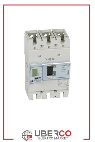 LEGRAND 420367Legrand DPX3 250 Kompakt Şalter - Elektronik korumalı - 3 kutup - Icu(kA) 50 - In(A) 160Legrand DPX3 250 Kompakt Şalter - Elektronik korumalı - 3{ubercoelektromarket}