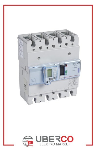 LEGRAND 420555Legrand DPX3 250 Kompakt Şalter - Elektronik (toprak hatasına karşı koruma) - 4 kutup - Icu(kA) 50 - In(A) 100Legrand DPX3 250 Kompakt Şalter - Elektronik (toprak{ubercoelektromarket}