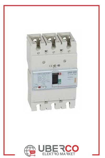 LEGRAND 420209Legrand DPX3 250 Kompakt Şalter - Termik manyetik - 3 kutup - Icu(kA) 25 - In(A) 250Legrand DPX3 250 Kompakt Şalter - Termik manyetik - 3 kutup{ubercoelektromarket}
