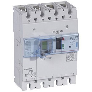 LEGRAND 420628Legrand DPX3 250 Kompakt Şalter - Termik manyetik - 4 kutup - Entegre kaçak akım modüllü - Icu(kA) 70 - In(A) 200Legrand DPX3 250 Kompakt Şalter - Termik manyetik - 4 kutup{ubercoelektromarket}