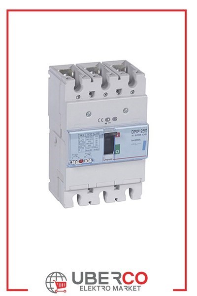 LEGRAND 420608Legrand DPX3 250 Kompakt Şalter - Termik manyetik - 3 kutup - Icu(kA) 70 - In(A) 200Legrand DPX3 250 Kompakt Şalter - Termik manyetik - 3 kutup{ubercoelektromarket}