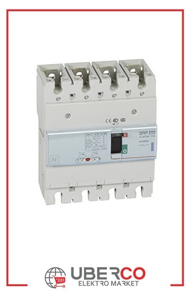 LEGRAND 420279Legrand DPX3 250 Kompakt Şalter - Termik manyetik - 4 kutup - Icu(kA) 50 - In(A) 250Legrand DPX3 250 Kompakt Şalter - Termik manyetik - 4 kutup{ubercoelektromarket}