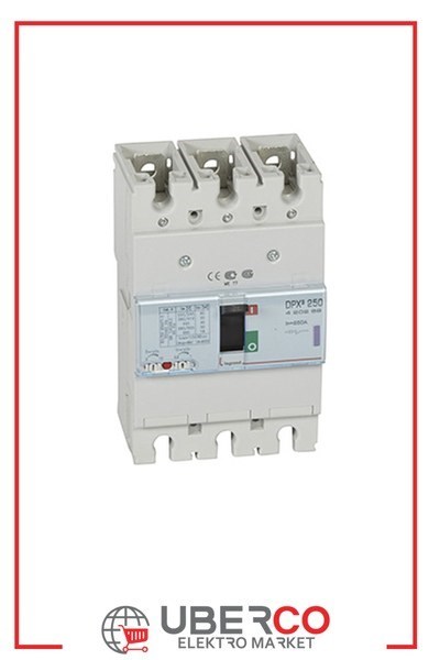 LEGRAND 420269Legrand DPX3 250 Kompakt Şalter - Termik manyetik - 3 kutup - Icu(kA) 50 - In(A) 250Legrand DPX3 250 Kompakt Şalter - Termik manyetik - 3 kutup{ubercoelektromarket}