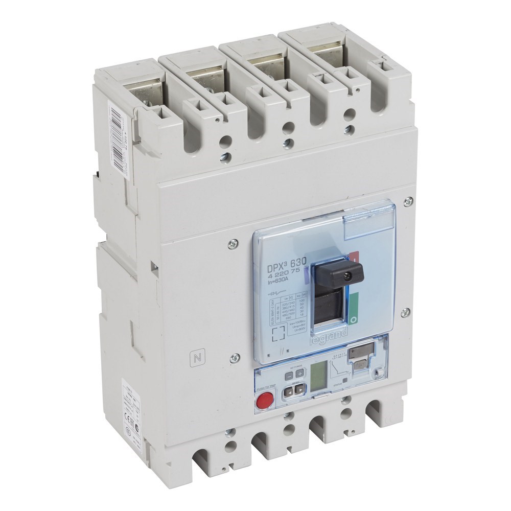LEGRAND 422075Legrand DPX3 630 Kompakt Şalter - Elektronik S2 Versiyon - 4 kutup - Icu(kA) 50 - In(A) 630Legrand DPX3 630 Kompakt Şalter - Elektronik S2 Versiyon - 4{ubercoelektromarket}