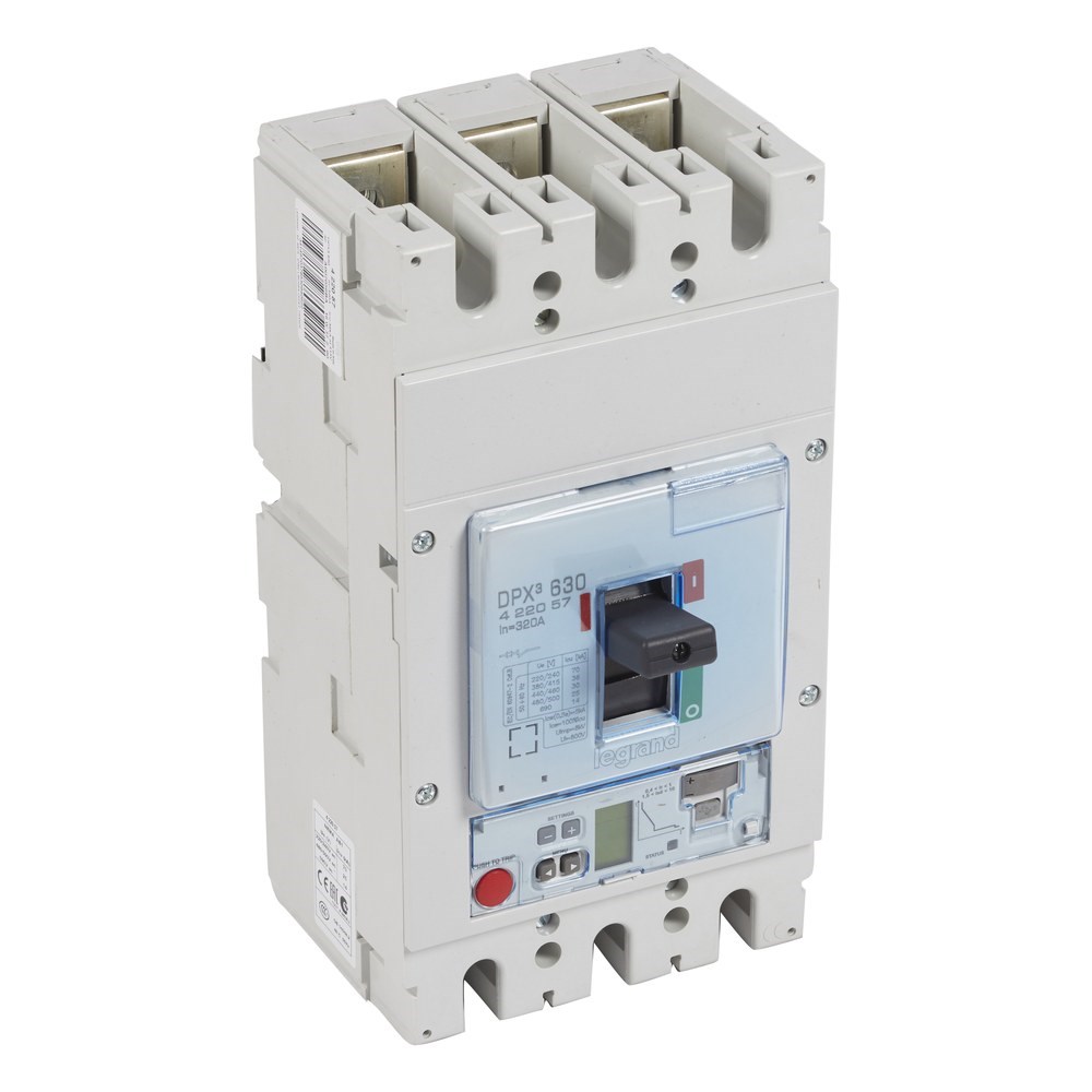 LEGRAND 422057Legrand DPX3 630 Kompakt Şalter - Elektronik S2 Versiyon - 3 kutup - Icu(kA) 36 - In(A) 320Legrand DPX3 630 Kompakt Şalter - Elektronik S2 Versiyon - 3{ubercoelektromarket}