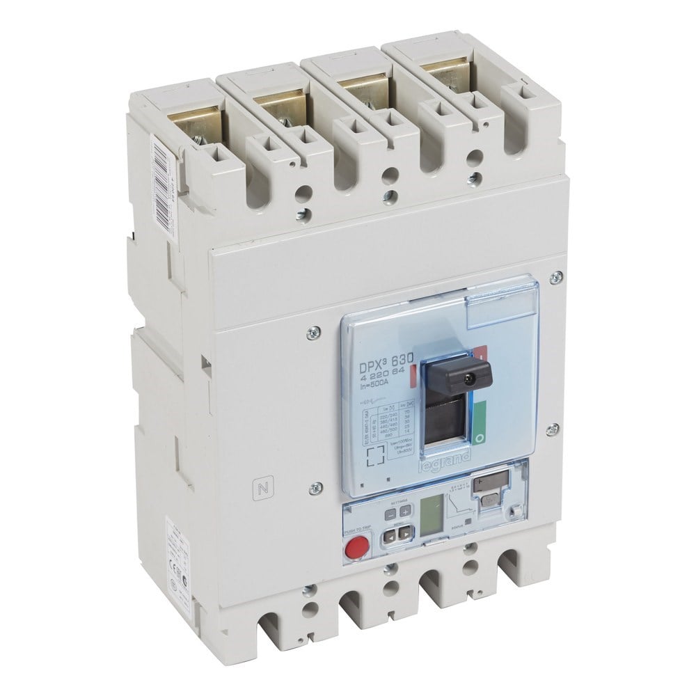 LEGRAND 422064Legrand DPX3 630 Kompakt Şalter - Elektronik S2 Versiyon - 4 kutup - Icu(kA) 36 - In(A) 500Legrand DPX3 630 Kompakt Şalter - Elektronik S2 Versiyon - 4{ubercoelektromarket}