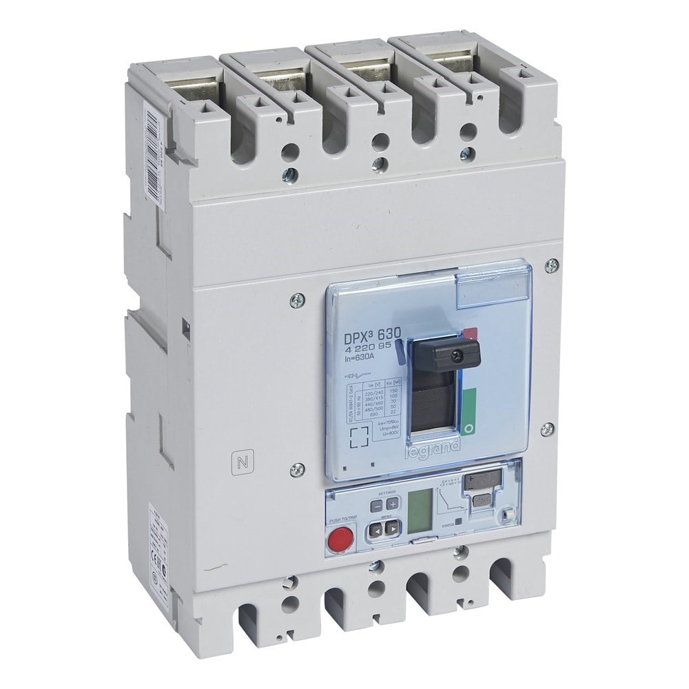 LEGRAND 422095Legrand DPX3 630 Kompakt Şalter - Elektronik S2 Versiyon - 4 kutup - Icu(kA) 100 - In(A) 630Legrand DPX3 630 Kompakt Şalter - Elektronik S2 Versiyon - 4{ubercoelektromarket}