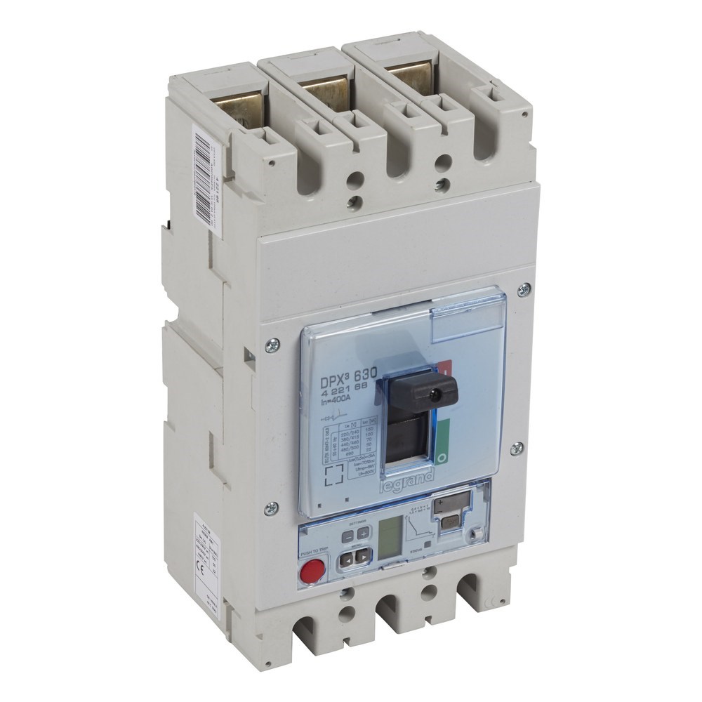 LEGRAND 422168Legrand DPX3 630 Kompakt Şalter - Elektronik Sg Versiyon - 3 kutup - Icu(kA) 100 - In(A) 400Legrand DPX3 630 Kompakt Şalter - Elektronik Sg Versiyon - 3{ubercoelektromarket}