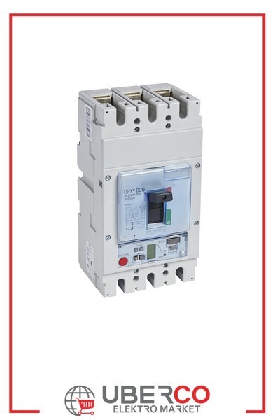 LEGRAND 422069Legrand DPX3 630 Kompakt Şalter - Elektronik S2 Versiyon - 3 kutup - Icu(kA) 50 - In(A) 500Legrand DPX3 630 Kompakt Şalter - Elektronik S2 Versiyon - 3{ubercoelektromarket}