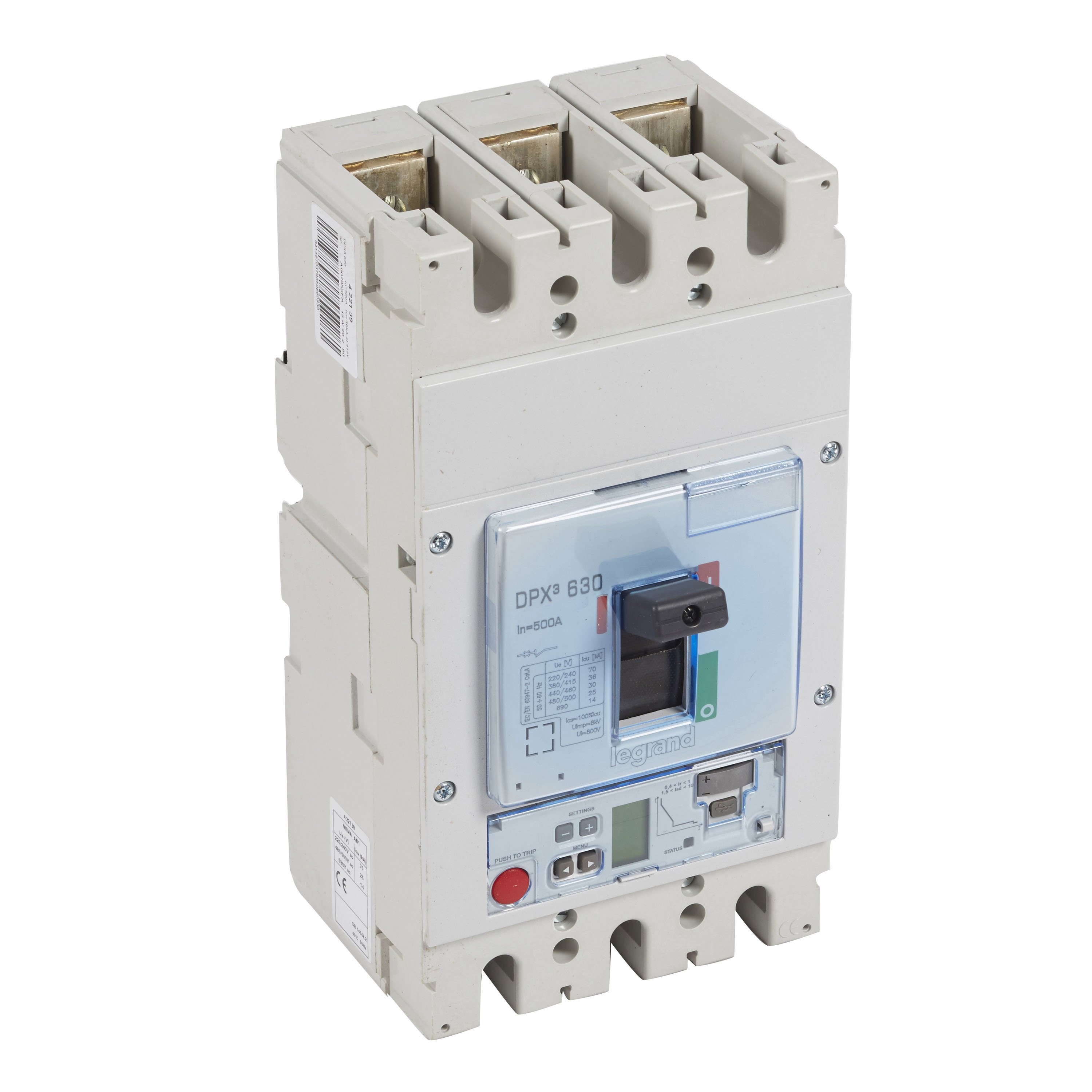 LEGRAND 422167Legrand DPX3 630 Kompakt Şalter - Elektronik Sg Versiyon - 3 kutup - Icu(kA) 100 - In(A) 320Legrand DPX3 630 Kompakt Şalter - Elektronik Sg Versiyon - 3{ubercoelektromarket}