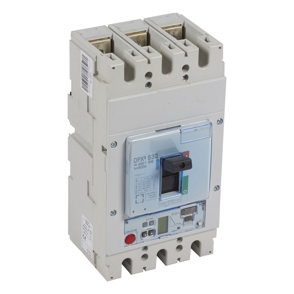 LEGRAND 422159Legrand DPX3 630 Kompakt Şalter - Elektronik Sg Versiyon - 3 kutup - Icu(kA) 70 - In(A) 500Legrand DPX3 630 Kompakt Şalter - Elektronik Sg Versiyon - 3{ubercoelektromarket}