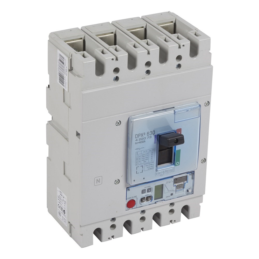 LEGRAND 422073Legrand DPX3 630 Kompakt Şalter - Elektronik S2 Versiyon - 4 kutup - Icu(kA) 50 - In(A) 400Legrand DPX3 630 Kompakt Şalter - Elektronik S2 Versiyon - 4{ubercoelektromarket}