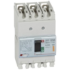 LEGRAND 420716Legrand DPX3 Sadece Manyetik Korumalı Şalter - DPX3 160 - 3 kutup - Icu(kA) 25 - In(A) 50Legrand DPX3 Sadece Manyetik Korumalı Şalter - DPX3 160 - 3{ubercoelektromarket}