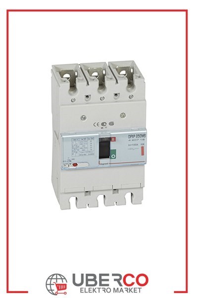 LEGRAND 420718Legrand DPX3 Sadece Manyetik Korumalı Şalter - DPX3 250 - 3 kutup - Icu(kA) 36 - In(A) 100Legrand DPX3 Sadece Manyetik Korumalı Şalter - DPX3 250 - 3{ubercoelektromarket}