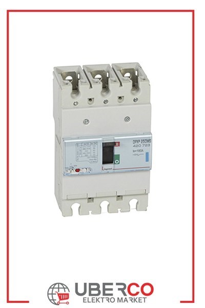 LEGRAND 420723Legrand DPX3 Sadece Manyetik Korumalı Şalter - DPX3 250 - 3 kutup - Icu(kA) 70 - In(A) 160Legrand DPX3 Sadece Manyetik Korumalı Şalter - DPX3 250 - 3{ubercoelektromarket}