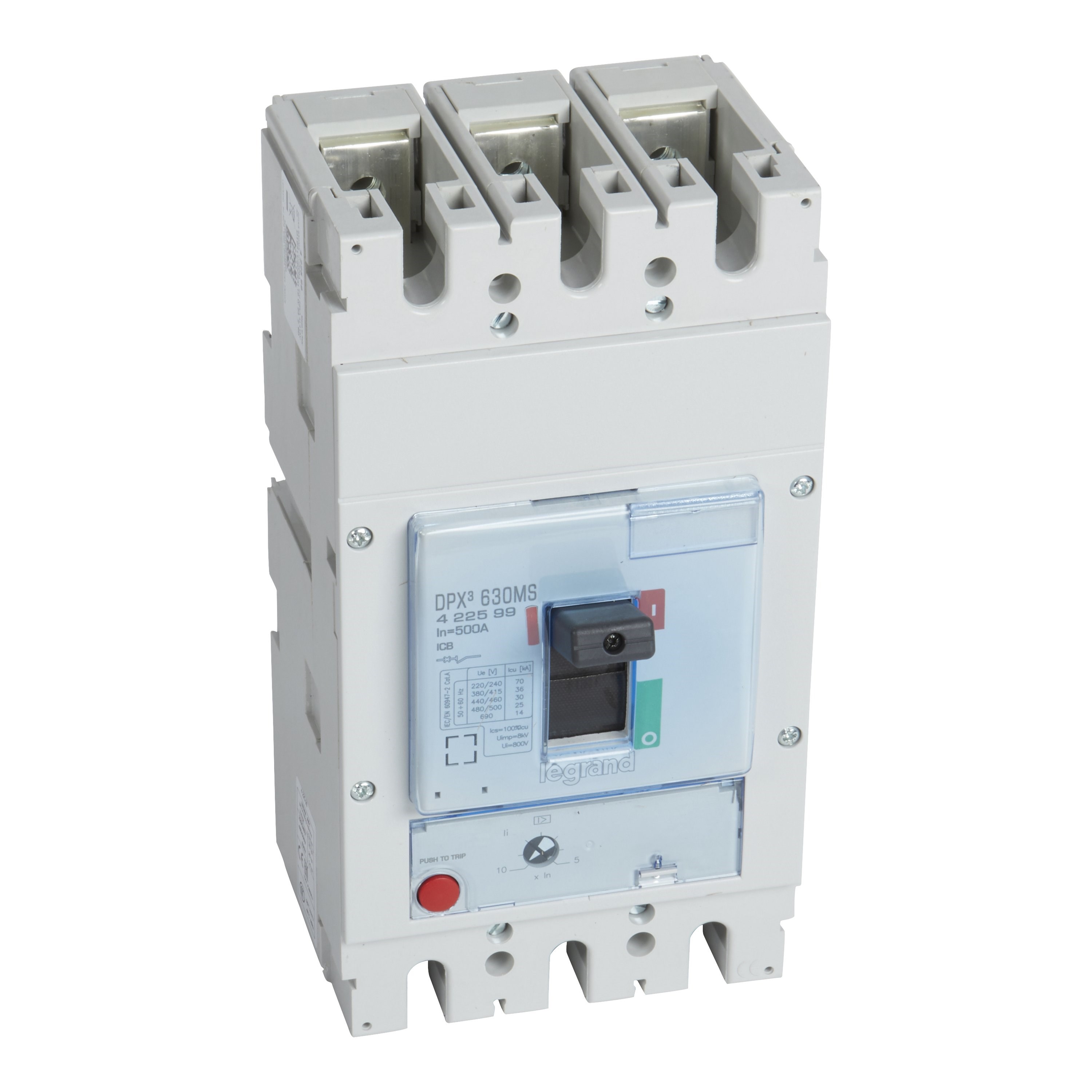 LEGRAND 422599Legrand DPX3 Sadece Manyetik Korumalı Şalter - DPX3 630 - 3 kutup - Icu(kA) 36 - In(A) 500Legrand DPX3 Sadece Manyetik Korumalı Şalter - DPX3 630 - 3{ubercoelektromarket}