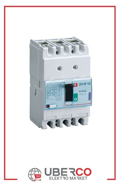 LEGRAND 420713Legrand DPX3 Sadece Manyetik Korumalı Şalter - DPX3 160 - 3 kutup - Icu(kA) 16 - In(A) 63Legrand DPX3 Sadece Manyetik Korumalı Şalter - DPX3 160 - 3{ubercoelektromarket}