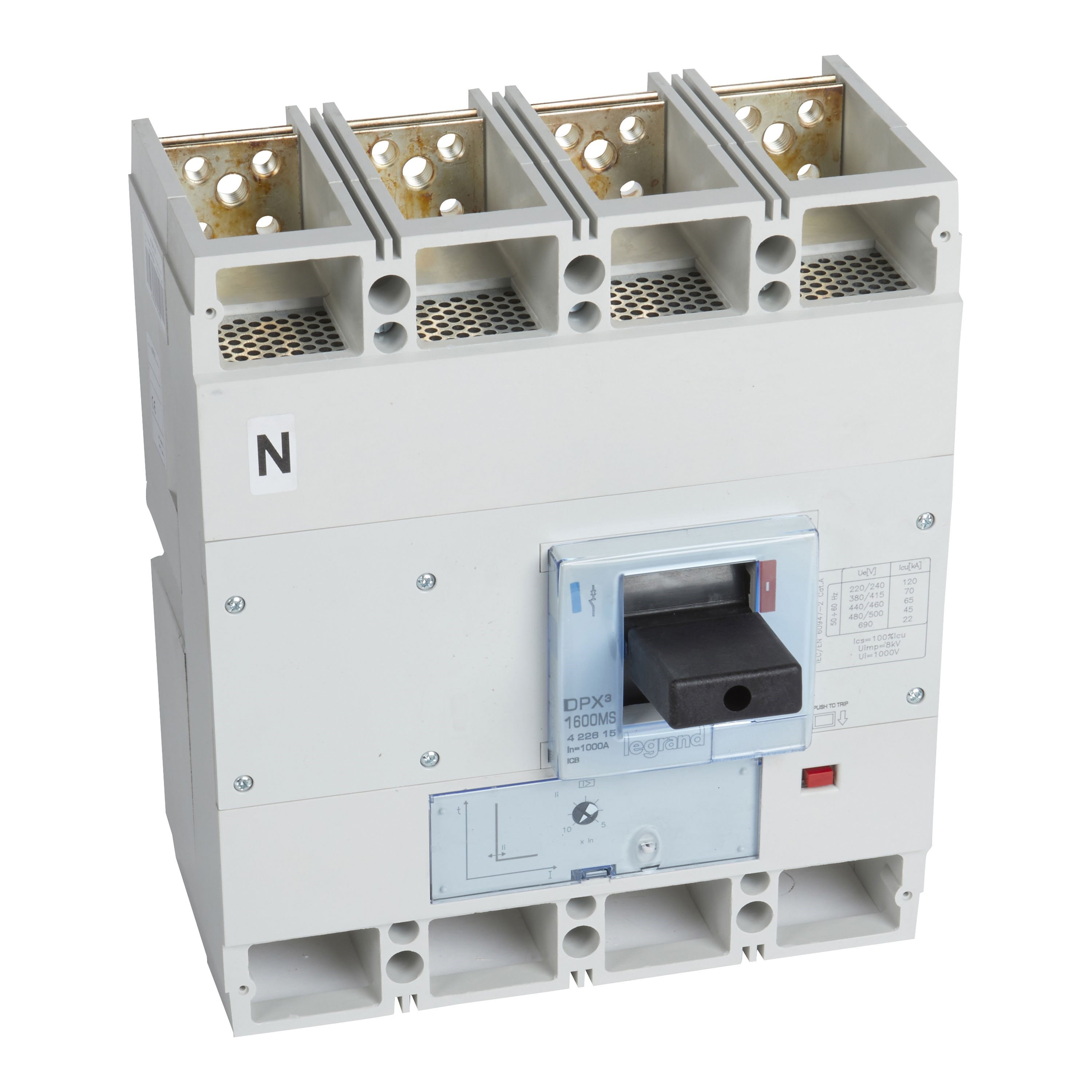 LEGRAND 422615Legrand DPX31600 M. SEUL 70KA4P 1000ALegrand DPX31600 M. SEUL 70KA4P 1000A{ubercoelektromarket}