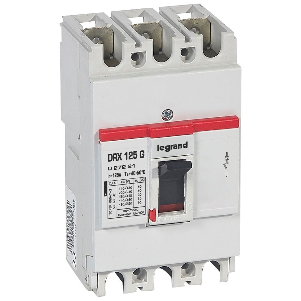 LEGRAND 027221Legrand DRX Kompakt Şalter - DRX 125 - Icu(kA): 20 kA - In(A): 125 - Kutup: 3KLegrand DRX Kompakt Şalter - DRX 125 - Icu(kA): 20 kA{ubercoelektromarket}