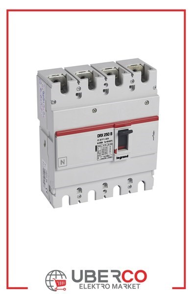 LEGRAND 027123Legrand DRX Kompakt Şalter - DRX 250 - Icu(kA): 25 kA - In(A): 250 - Kutup: 4KLegrand DRX Kompakt Şalter - DRX 250 - Icu(kA): 25 kA{ubercoelektromarket}