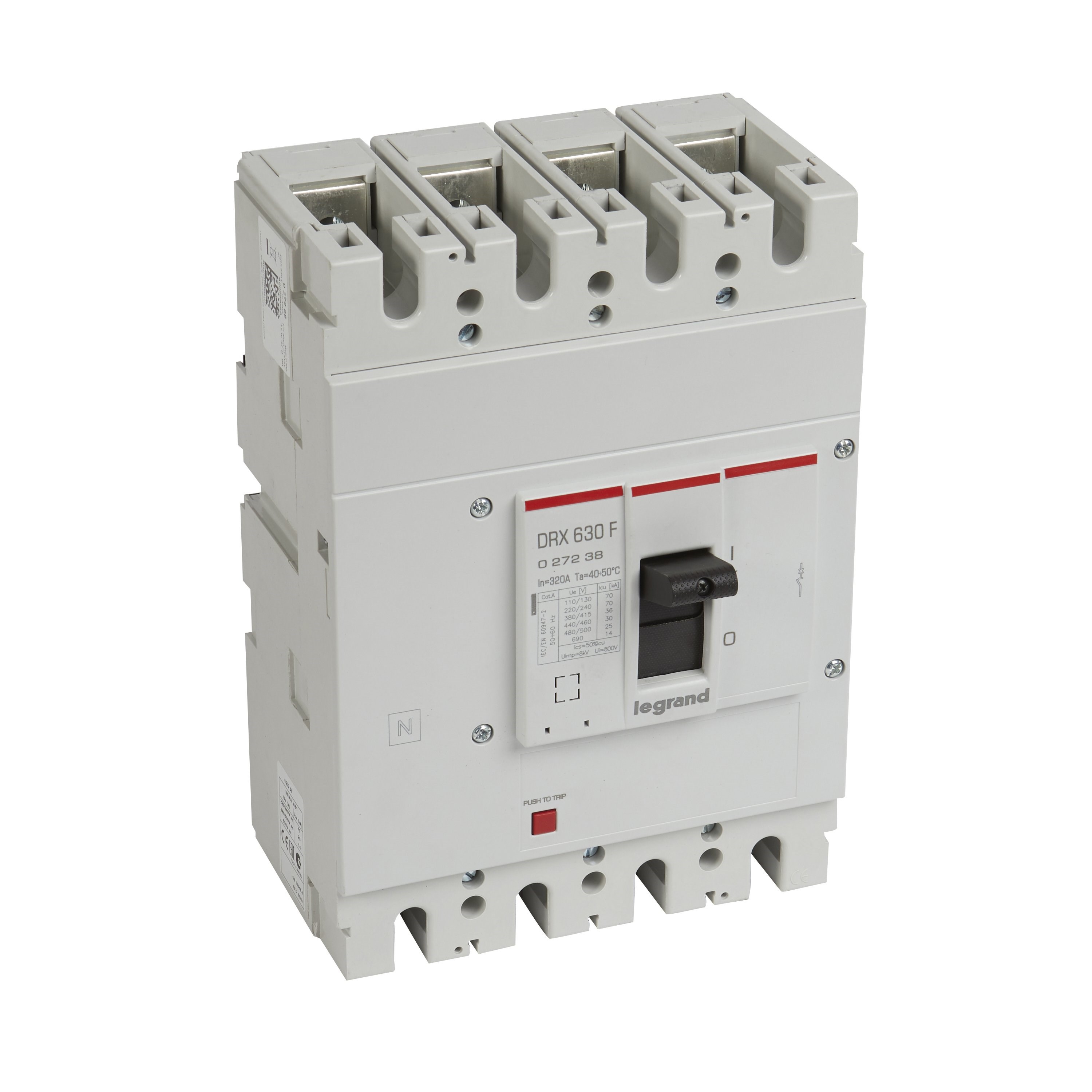 LEGRAND 027238Legrand DRX Kompakt Şalter - DRX 630 - Icu(kA): 36 kA - In(A): 320 - Kutup: 4KLegrand DRX Kompakt Şalter - DRX 630 - Icu(kA): 36 kA{ubercoelektromarket}
