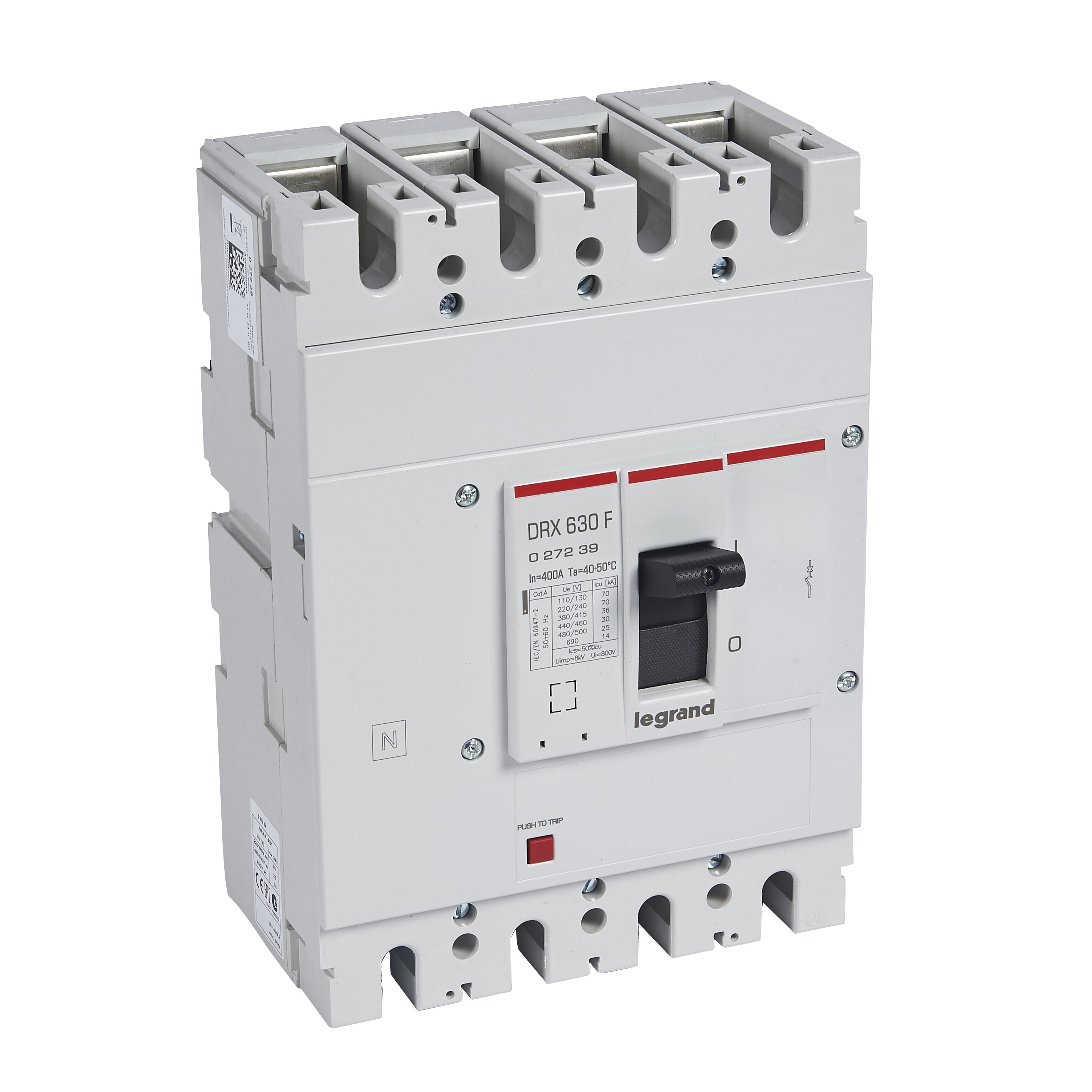LEGRAND 027239Legrand DRX Kompakt Şalter - DRX 630 - Icu(kA): 36 kA - In(A): 400 - Kutup: 4KLegrand DRX Kompakt Şalter - DRX 630 - Icu(kA): 36 kA{ubercoelektromarket}