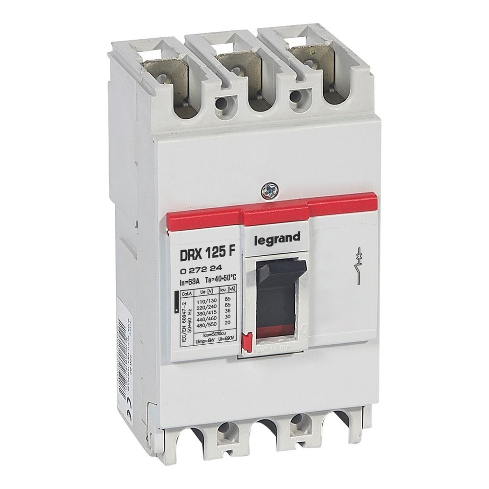 LEGRAND 027064Legrand DRX125 Sabit 3P 40A 36KALegrand DRX125 Sabit 3P 40A 36KA{ubercoelektromarket}