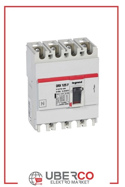 LEGRAND 027078Legrand DRX125 Sabit 4P 100A 36KALegrand DRX125 Sabit 4P 100A 36KA{ubercoelektromarket}