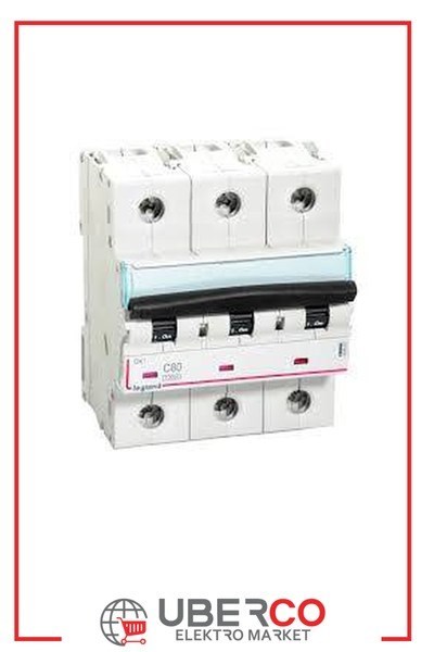 LEGRAND 408662Legrand DX3 10KA Otomatik Sigortalar (80-100-125A) - C tipi - 3 kutup - In(A) 80Legrand DX3 10KA Otomatik Sigortalar (80-100-125A) - C tipi{ubercoelektromarket}