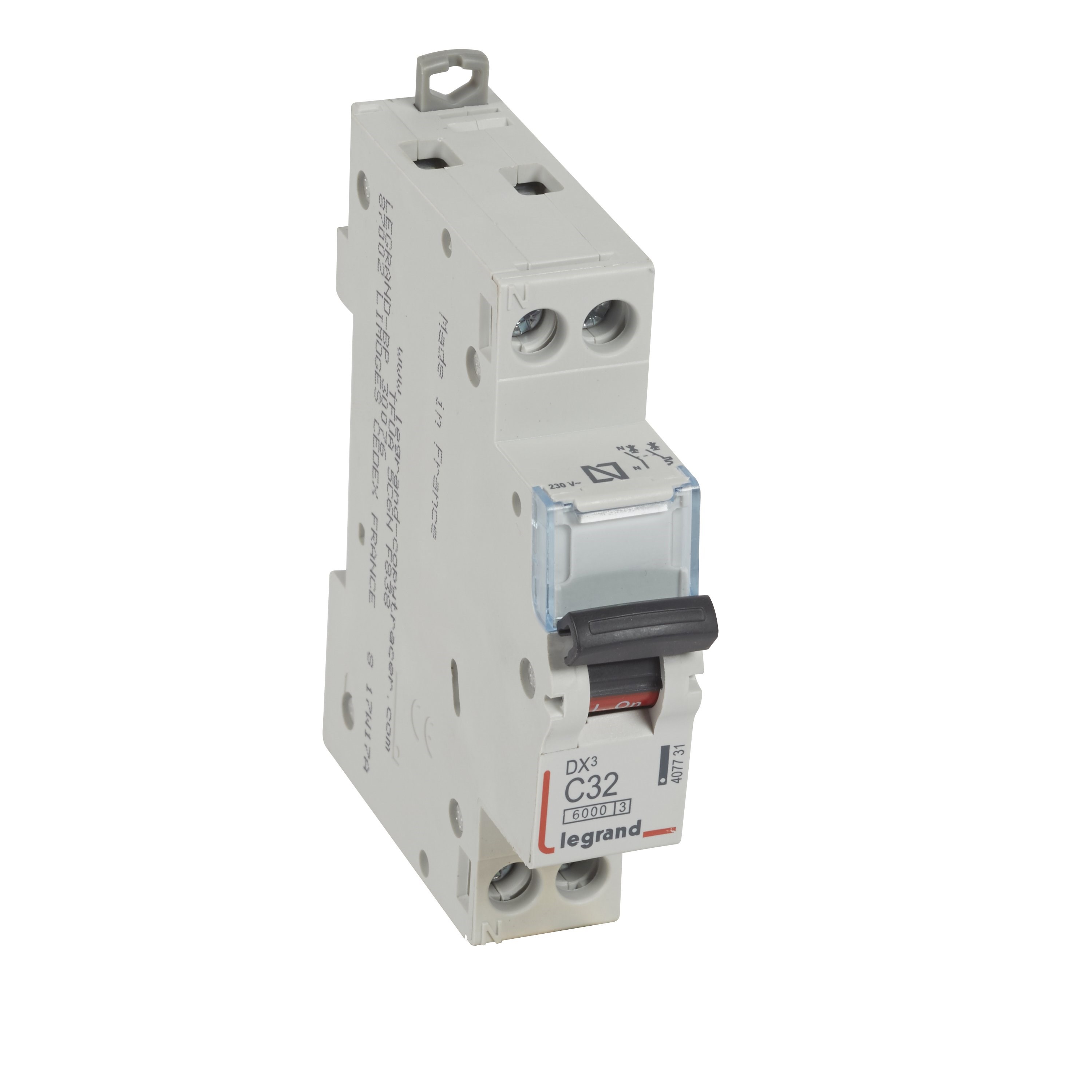 LEGRAND 407731Legrand DX3 6 kA Otomatik Sigortalar - C tipi - 1 kutup+nötr* - In(A) 32Legrand DX3 6 kA Otomatik Sigortalar - C tipi - 1{ubercoelektromarket}