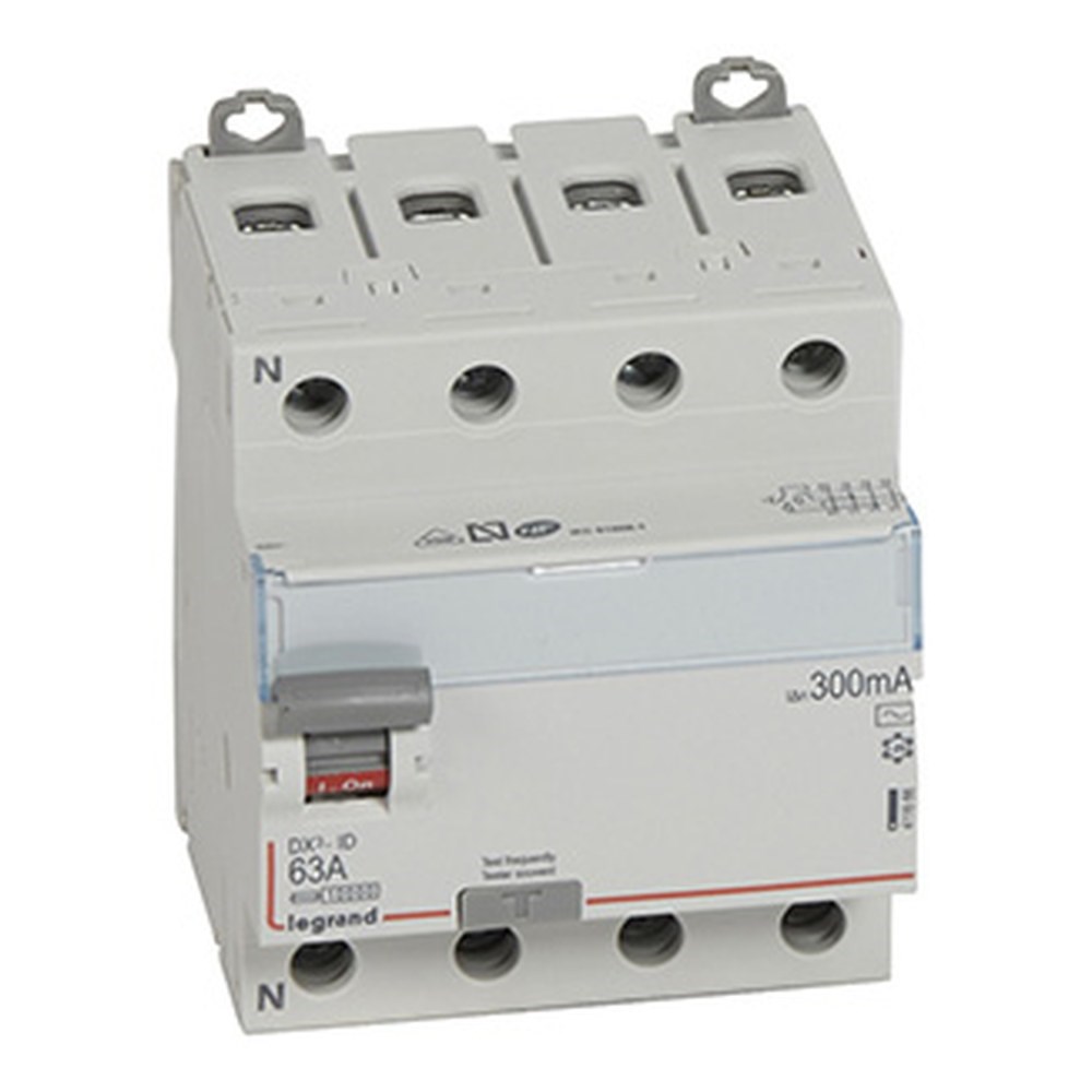LEGRAND 411666Legrand DX3 Kaçak Akım Koruma Anahtarı - AC tipi - 300 mA - 4 kutup - In(A) 63Legrand DX3 Kaçak Akım Koruma Anahtarı - AC tipi - 300 mA{ubercoelektromarket}