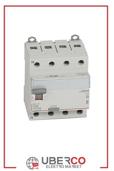 LEGRAND 411660Legrand DX3 Kaçak Akım Koruma Anahtarı - AC tipi - 30 mA - 4 kutup - In(A) 25Legrand DX3 Kaçak Akım Koruma Anahtarı - AC tipi - 30 mA - 4{ubercoelektromarket}
