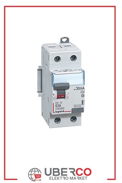 LEGRAND 411556Legrand DX3 Kaçak Akım Koruma Anahtarı - A tipi - 30 mA - 2 kutup - In(A) 63Legrand DX3 Kaçak Akım Koruma Anahtarı - A tipi - 30 mA - 2{ubercoelektromarket}