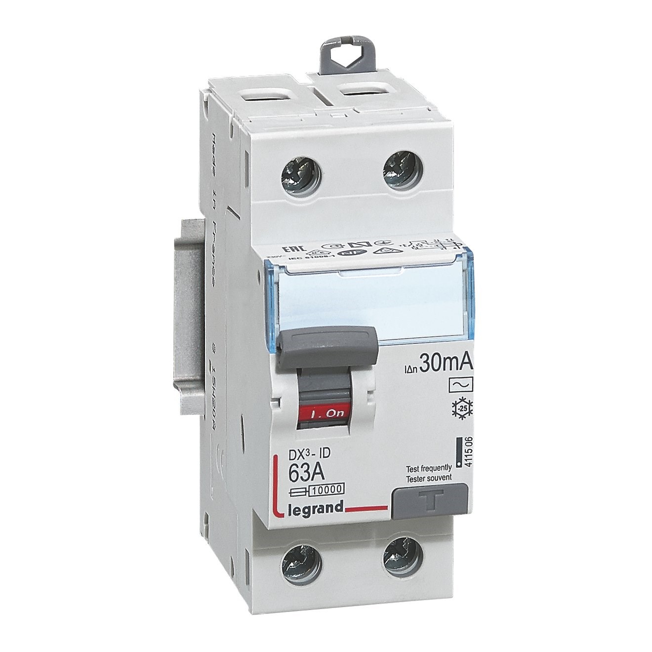 LEGRAND 411506Legrand DX3 Kaçak Akım Koruma Anahtarı - AC tipi - 30 mA - 2 kutup - In(A) 63Legrand DX3 Kaçak Akım Koruma Anahtarı - AC tipi - 30 mA - 2{ubercoelektromarket}