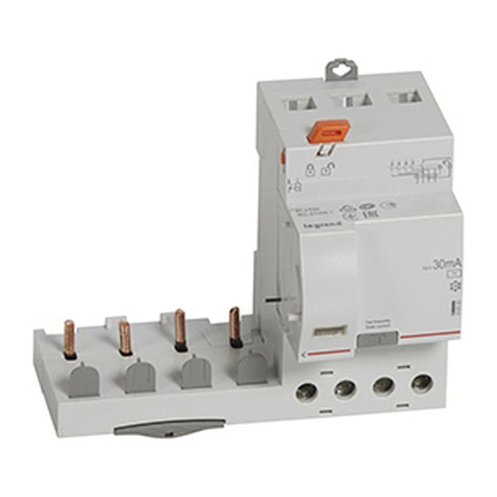 LEGRAND 410500Legrand DX3 Yana Montaj Kaçak Akım Koruma Modülü - AC Tipi - Hassasiyet 30 mA - 4 kutup - In(A) 63Legrand DX3 Yana Montaj Kaçak Akım Koruma Modülü - AC Tipi{ubercoelektromarket}