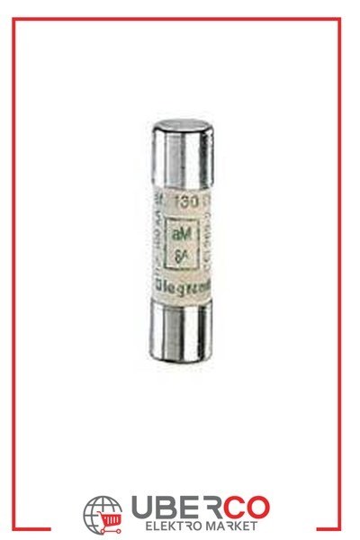 LEGRAND 013006Legrand Endüstriyel Kartuş aM (Yavaş Tip) - 10x38 - 6A 500V~ - GöstergesizLegrand Endüstriyel Kartuş aM (Yavaş Tip) - 10x38 - 6A 500V~{ubercoelektromarket}