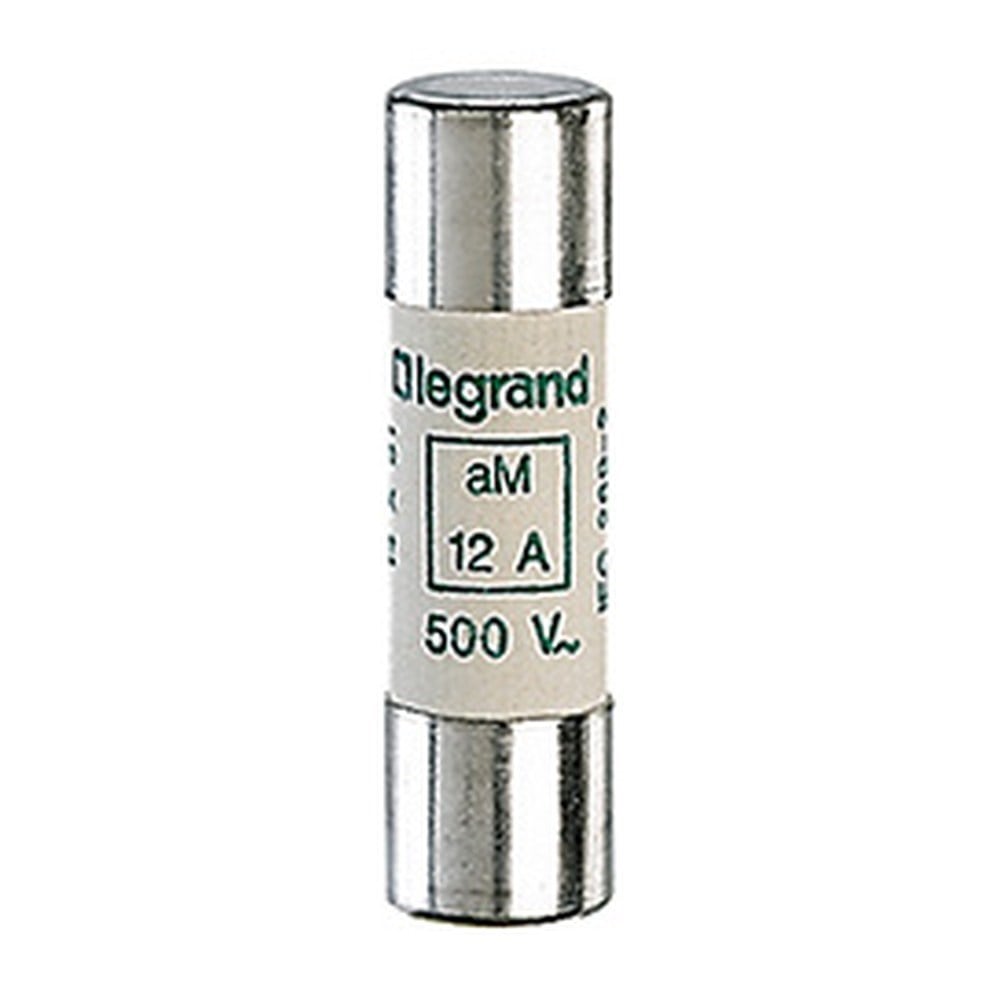 LEGRAND 014012Legrand Endüstriyel Kartuş aM (Yavaş Tip) - 14x51 - 12A 500V~ - GöstergesizLegrand Endüstriyel Kartuş aM (Yavaş Tip) - 14x51 - 12A{ubercoelektromarket}