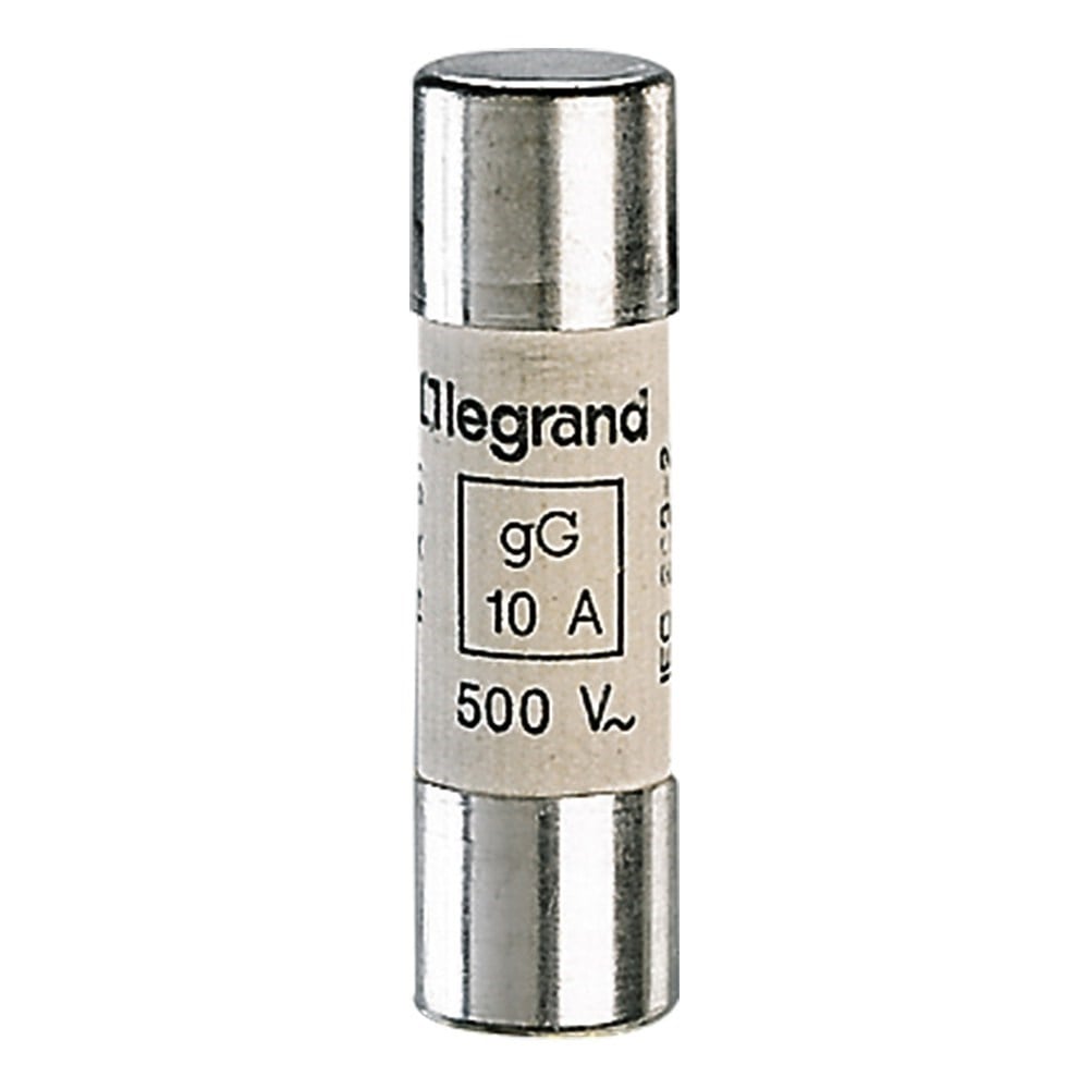 LEGRAND 014310Legrand Endüstriyel Kartuş gG (Hızlı Tip) - 14x51 - 10A 500V~ - GöstergesizLegrand Endüstriyel Kartuş gG (Hızlı Tip) - 14x51 - 10A{ubercoelektromarket}