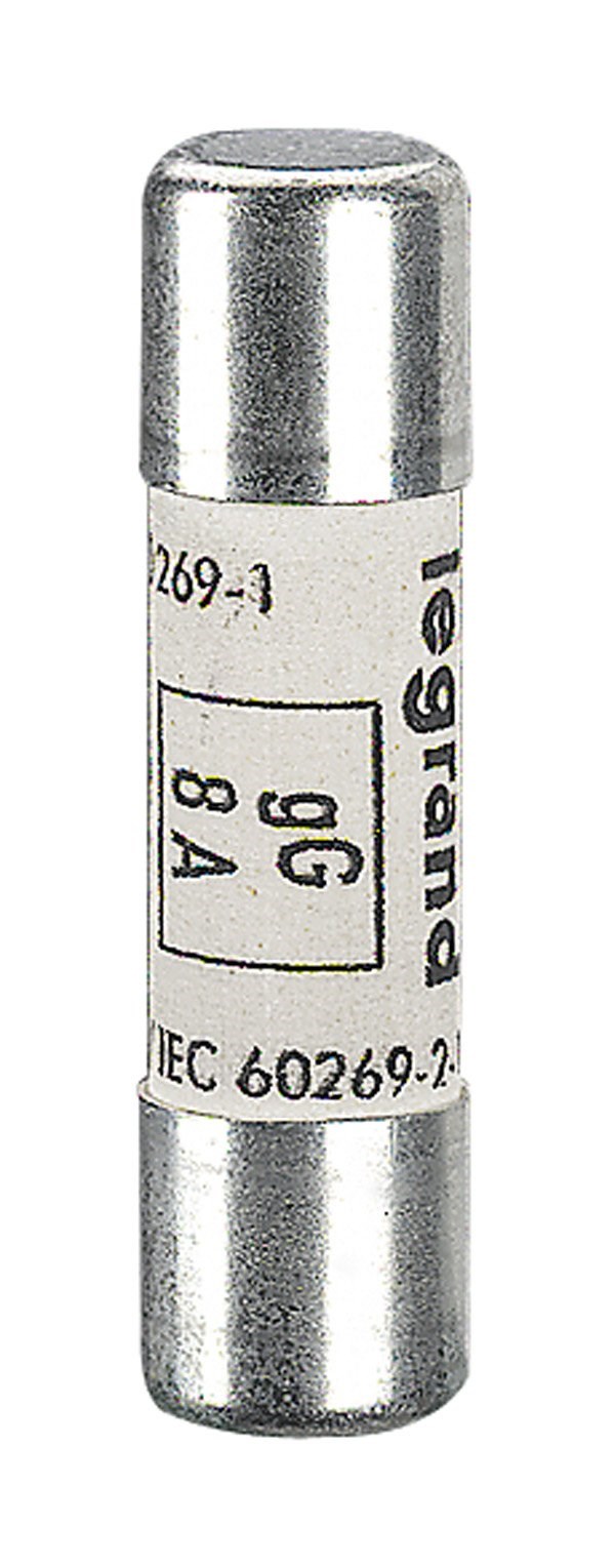 LEGRAND 013308Legrand Endüstriyel Kartuş gG (Hızlı Tip) - 10x38 - 8A 500V~ - GöstergesizLegrand Endüstriyel Kartuş gG (Hızlı Tip) - 10x38 - 8A 500V~{ubercoelektromarket}