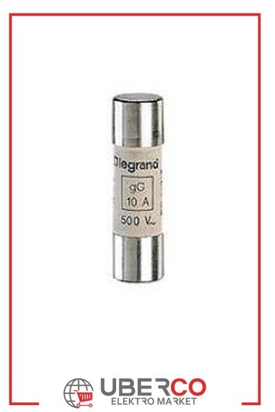 LEGRAND 014340Legrand Endüstriyel Kartuş gG (Hızlı Tip) - 14x51 - 40A 500V~ - GöstergesizLegrand Endüstriyel Kartuş gG (Hızlı Tip) - 14x51 - 40A{ubercoelektromarket}