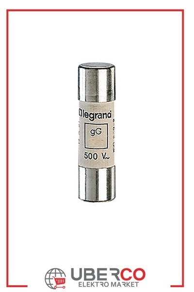 LEGRAND 014325Legrand Endüstriyel Kartuş gG (Hızlı Tip) - 14x51 - 25A 500V~ - GöstergesizLegrand Endüstriyel Kartuş gG (Hızlı Tip) - 14x51 - 25A{ubercoelektromarket}