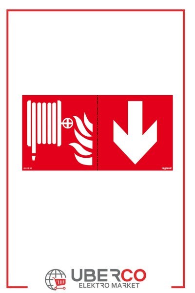 LEGRAND 661691Legrand Etiket - Yangın Hortumu Yönlendirme Piktogramı (Aşağı Ok)Legrand Etiket - Yangın Hortumu Yönlendirme Piktogramı{ubercoelektromarket}