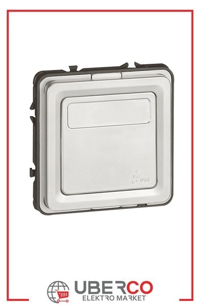 LEGRAND 077843Legrand Soliroc IK10 - IP55 Etiketli Vavien liht butonu 6ALegrand Etiketli vavien, NA-NK kontak{ubercoelektromarket}