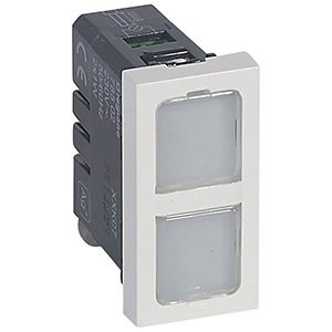 LEGRAND 078502Legrand Etiketli Yansıtıcılar - İkili etiketli yansıtıcı 230 V (1 W) - BeyazLegrand Etiketli Yansıtıcılar - İkili etiketli yansıtıcı{ubercoelektromarket}