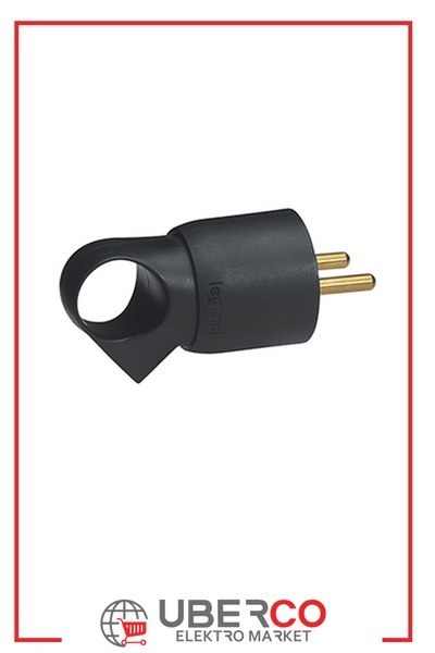 LEGRAND 050107Legrand Siyah renk fransız standartı UPS erkek fişLegrand Fişler - Fiş - Siyah{ubercoelektromarket}