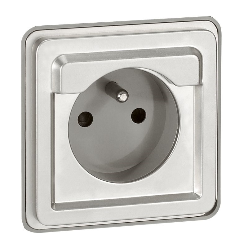 LEGRAND 077832Legrand Fransız Standardı Priz, 16A - UPS priz, 16A, IK10, 2P+T, Otomatik BağlantıLegrand Fransız Standardı Priz, 16A - UPS priz, 16A, IK10{ubercoelektromarket}
