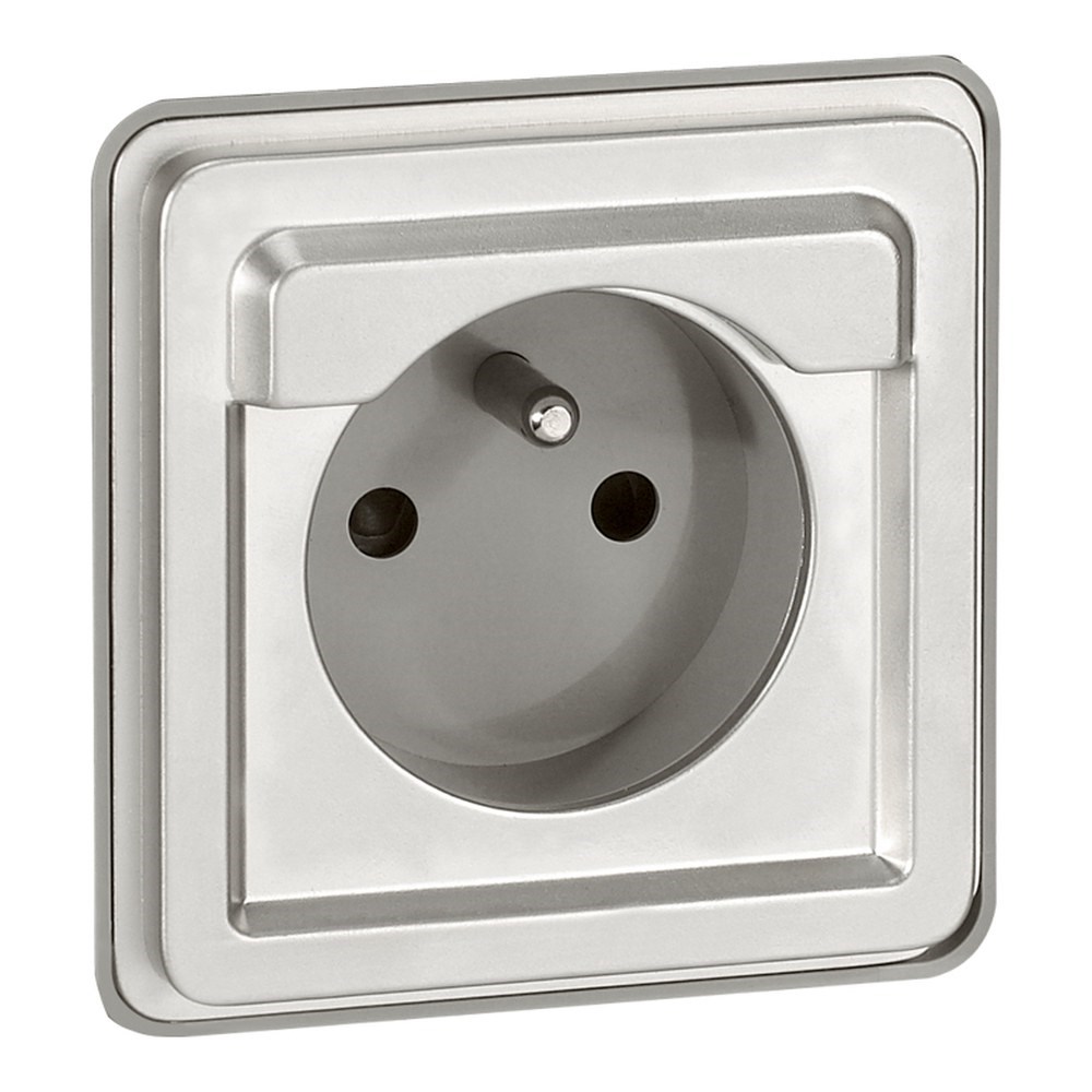 LEGRAND 077832Legrand Fransız Standardı Priz, 16A - UPS priz, 16A, IK10, 2P+T, Otomatik BağlantıLegrand Fransız Standardı Priz, 16A - UPS priz, 16A, IK10{ubercoelektromarket}
