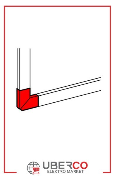 LEGRAND 010784Legrand Geliştirilebilir DLP Gulot Kanalı İçin Değişken Dirsek (90° Açı) - Kesit 35x105 mm, Kapak Genişliği 85 mmLegrand Geliştirilebilir DLP Gulot Kanalı İçin Değişken{ubercoelektromarket}