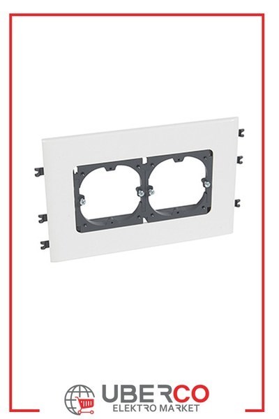 LEGRAND 010924Legrand Geliştirilebilir DLP Gulot Kanalı İçin Ø60 Montaj Kaidesi - İkili, Kapak Genişliği 130 mmLegrand Geliştirilebilir DLP Gulot Kanalı İçin Ø60 Montaj{ubercoelektromarket}